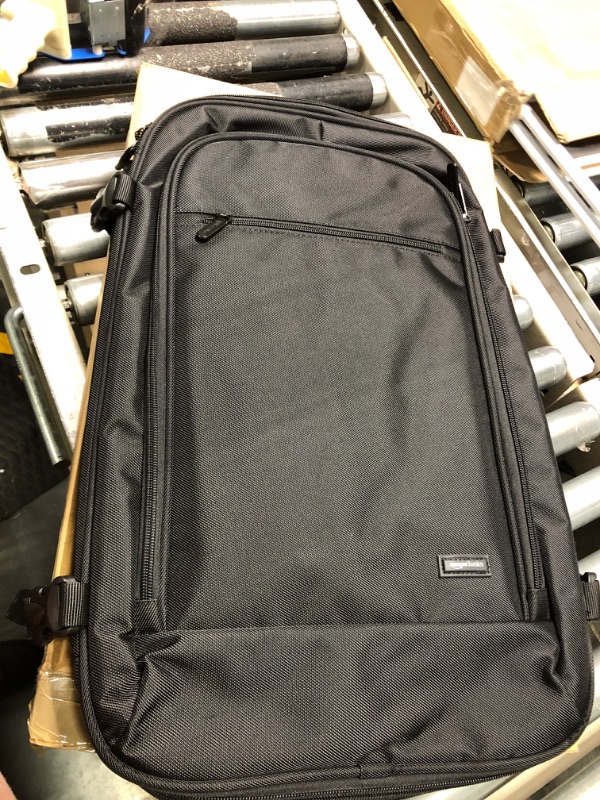 Photo 3 of Amazon Basics Carry-On Travel Backpack - Black Black Backpack