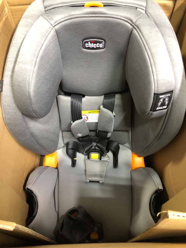 Photo 6 of Chicco OneFit ClearTex All-in-One Car Seat, Rear-Facing Seat for Infants 5-40 lbs, Forward-Facing Car Seat 25-65 lbs, Booster 40-100 lbs, Convertible Car Seat | Drift/Grey