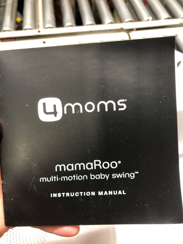 Photo 6 of 4moms MamaRoo Multi-Motion Baby Swing, Bluetooth Baby Swing with 5 Unique Motions, Black