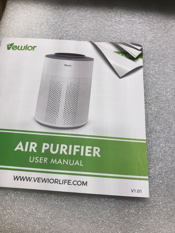 Photo 7 of Air Purifiers, Home Air purifier for Large Room Bedroom Up to 1100ft², VEWIOR H13 True HEPA Air Filter for Pets Smoke Pollen Odor, with Air Quality Monitoring, Auto/Sleep, 6 Timer, Light, Child Lock White