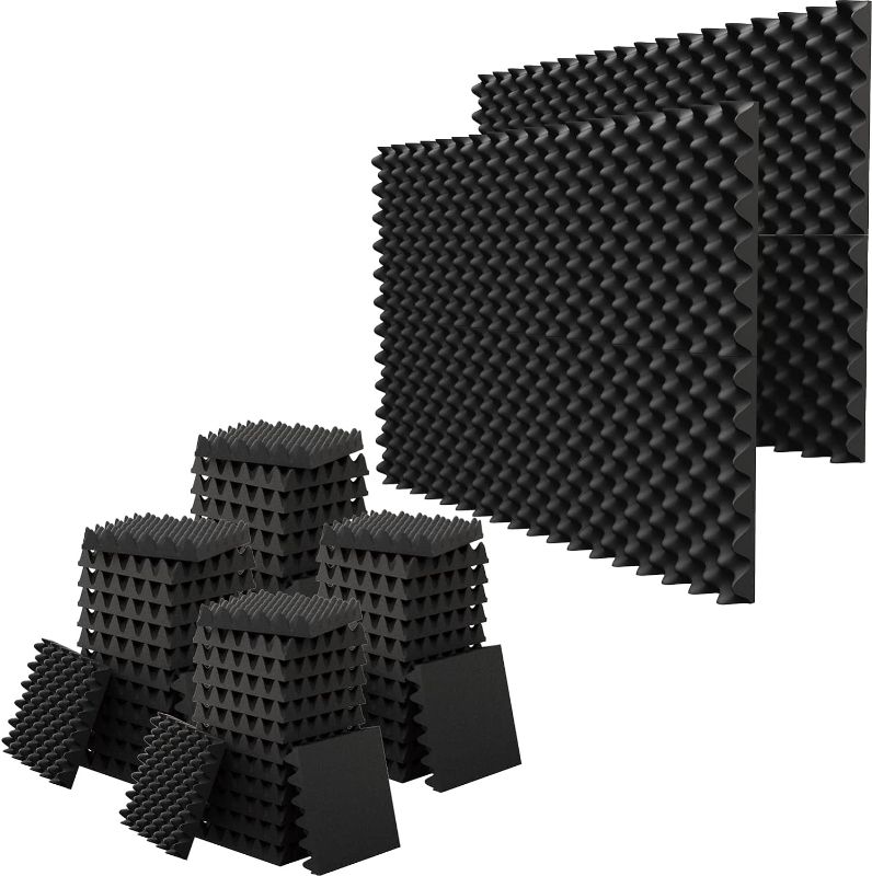 Photo 1 of 18 Pack 1.5"X12"X12" Acoustic Foam, Sound Proof Egg Crate Foam(Most Soundproofing Design), Upgraded Acoustic Panels, Fire-Retardent Sound Proof Foam Panels for Walls, Doors, Sound Foam