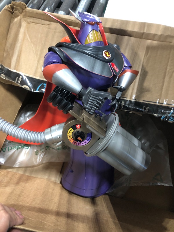 Photo 3 of Disney Store Official Zurg Interactive Talking Toy Story Action Figure, Features 14+ English Phrases, Interacts with Other Figures and Toys, Mouth & Eyes Light Up, Suitable for Ages 3+, Figure