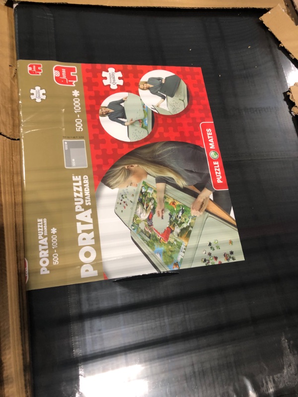 Photo 1 of Bits and Pieces - 1000 Piece Size Porta-Puzzle Jigsaw Caddy - Puzzle Accessories - Puzzle Table - 22½" X 31½" Standard 1000 pc Size Caddy