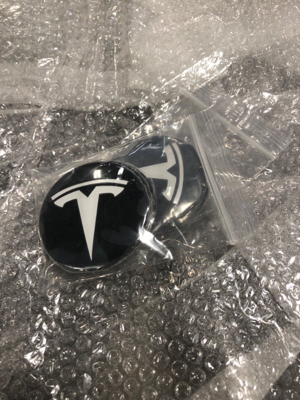 Photo 3 of XINFOOB Tesla Model Y Wheel Cover 19-Inch Hubcaps ABS Hub Cap Set of 4 Matte Black Wheel Cover 2020-2023 Tesla Model Y Accessories