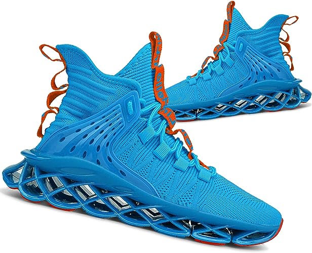 Photo 1 of Hello MrLin Men's Running Shoes Non Slip Athletic Tennis Walking Blade Type Sneakers Hip Hop