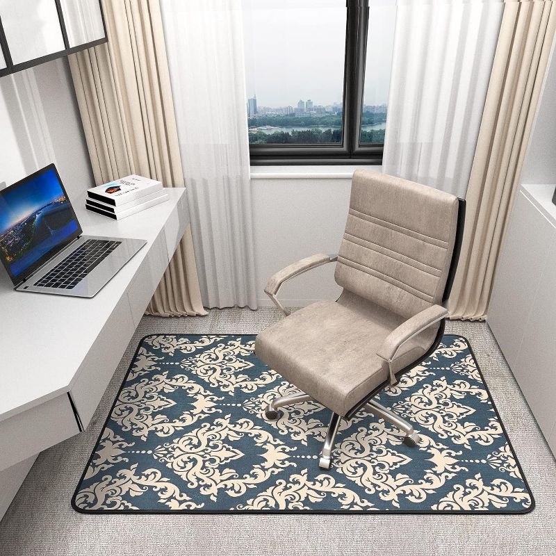 Photo 1 of Placoot Office Chair Mat for Carpet & Hardwood Floors, 48" x 36" Highly Premium Quality Floor Mat, Desk Chair Mat for Carpeted Floors and HardwoodFloor for Home Office
