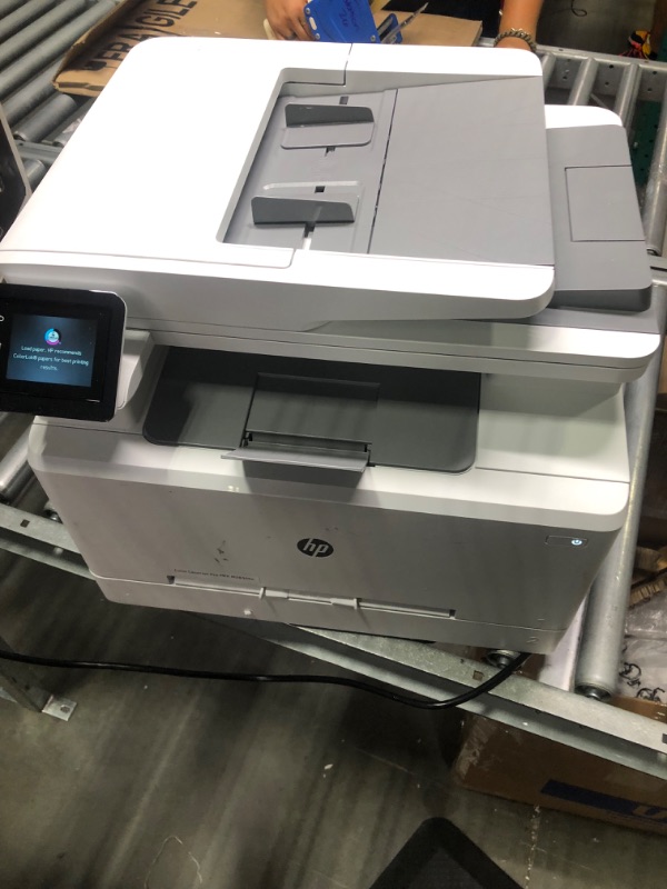 Photo 4 of HP Color LaserJet Pro M283fdw Wireless All-in-One Laser Printer, Remote Mobile Print, Scan & Copy, Duplex Printing, Works with Alexa (7KW75A)