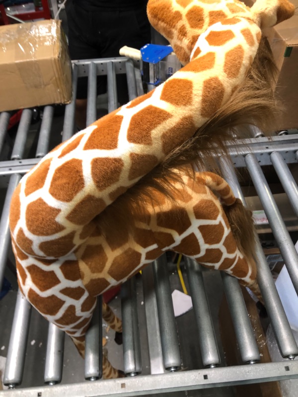 Photo 3 of Linzy Toys Jared The Giraffe, 50'' (127 cm) Standing High, Real Life Stuffed Animal Plush Giraffe, Peluche Jirafa
