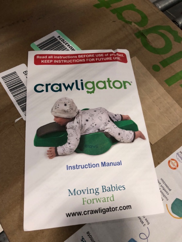 Photo 4 of Crawligator Tummy Time Toy | Perfect for Crawling | Baby Rolling Toy | Provides Mobility for Infants HSA/FSA Eligible Mint