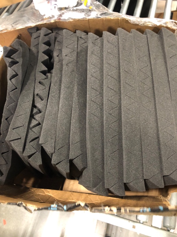 Photo 4 of 52 Pack Acoustic Panels 1 X 12 X 12 Inches - Acoustic Foam - Studio Foam Wedges - High Density Panels - Soundproof Wedges - Charcoal