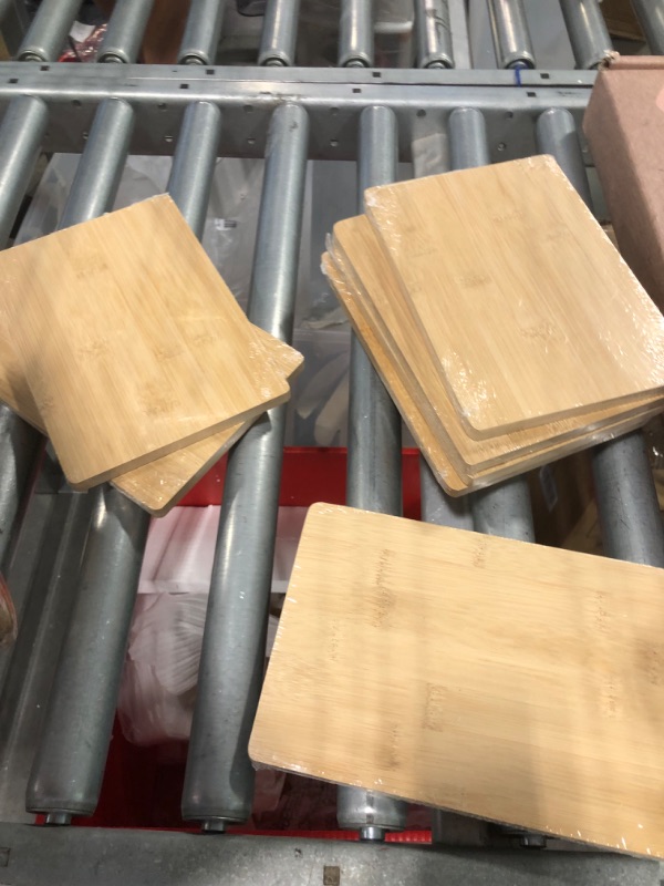 Photo 3 of 40 Pcs Bulk Plain Bamboo Cutting Board Bamboo Chopping Board Small Serving Cutting Board Mini Blank Bamboo Board for Kitchen DIY Engraving Gifts 7.9 x 5.5 x 0.4 Inch