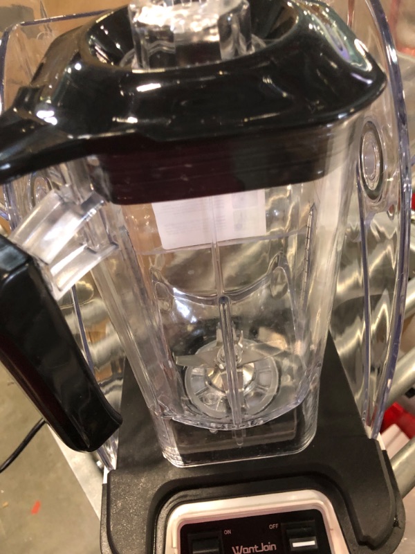 Photo 1 of WantJoin Commercial Professional Blender With Shield Quiet Sound Enclosure 2200W Industries Strong and Quiet Professional Blender (White)
