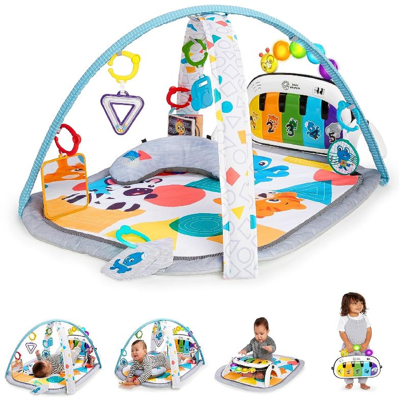 Photo 1 of Baby Einstein 4-in-1 Kickin' Tunes Music and Language Play Gym and Piano Tummy Time Activity Mat
