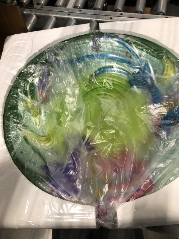 Photo 1 of MUMTOP Bird Bath-Outdoor Glass Birdbath - Bird Baths for Outdoors Hummingbird with Metal Stand for Garden Lawn Yard Decor Hummingbirds