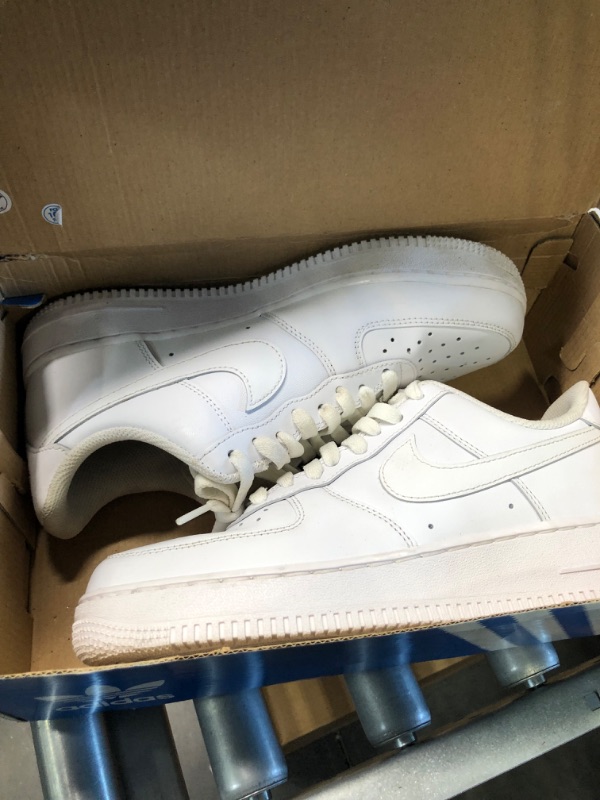 Photo 3 of ***ITEM HAS VISIBLE SIGNS OF WEAR*** Nike Originals Women's AF-1 Sneaker 7.5 White/White/White