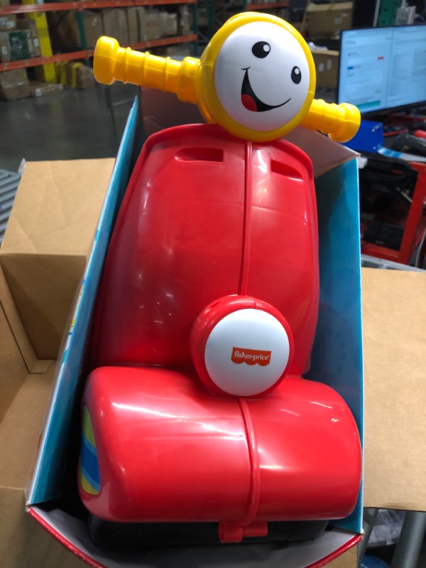 Photo 1 of Fisher-Price Laugh & Learn Toddler Ride-On, Smart Stages Scooter, Musical Learning Toy with Motion-Activated Songs for Ages 1+ Years