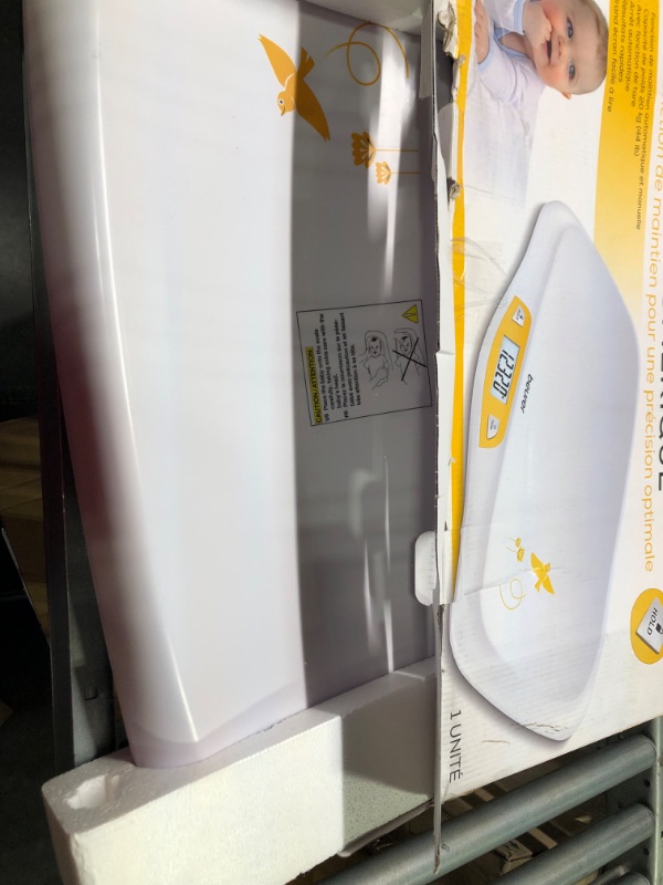Photo 1 of Beurer BY80 Digital Baby Scale, Infant Scale for Weighing in Pounds, Ounces, or Kilograms up to 44 lbs, Newborn Scale with Hold Function, Pet Scale for Cats and Dogs