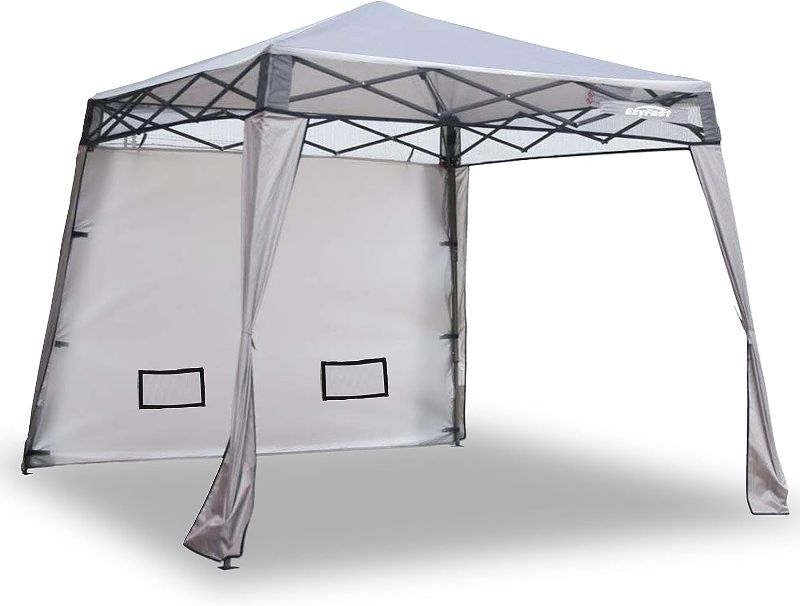 Photo 1 of 
EzyFast Elegant Pop Up Beach Shelter, Compact Instant Canopy Tent, Portable Sports Cabana, 7.5 x 7.5 ft Base / 6 x 6 ft top for Hiking, Fishing, Picnic