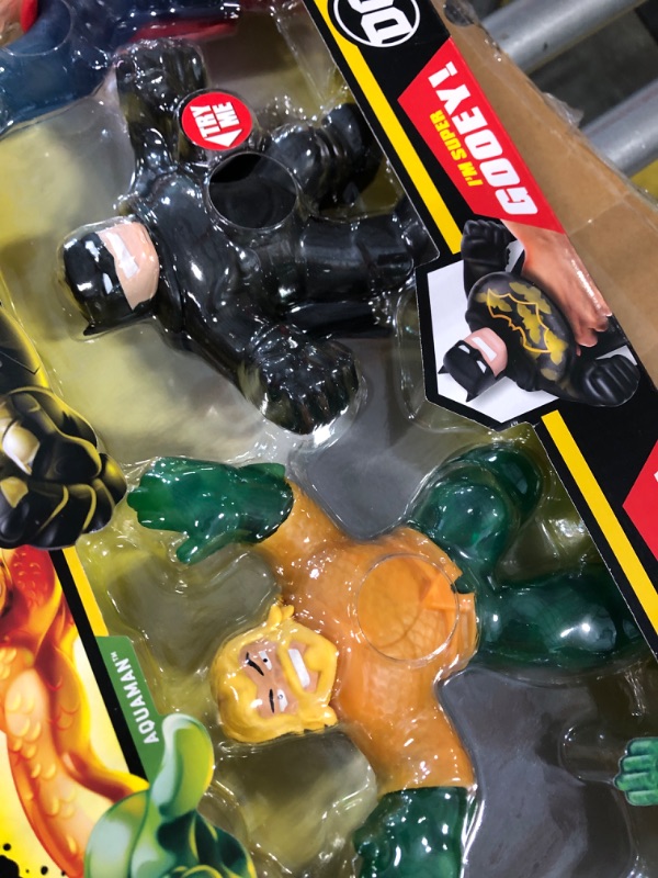 Photo 3 of Heroes of Goo Jit Zu Licensed DC - 4 Pack - Aquaman, Batman, Superman and The Flash