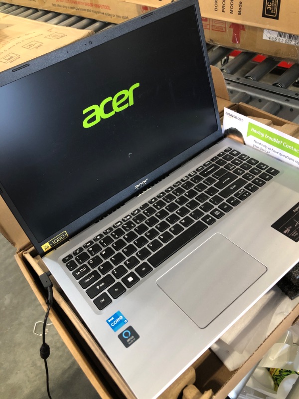 Photo 6 of Acer Aspire 5 A515-56-32DK Slim Laptop | 15.6" Full HD IPS Display | 11th Gen Intel Core i3-1115G4 Processor | 4GB DDR4 | 128GB NVMe SSD | WiFi 6 | Windows 11 Home in S mode