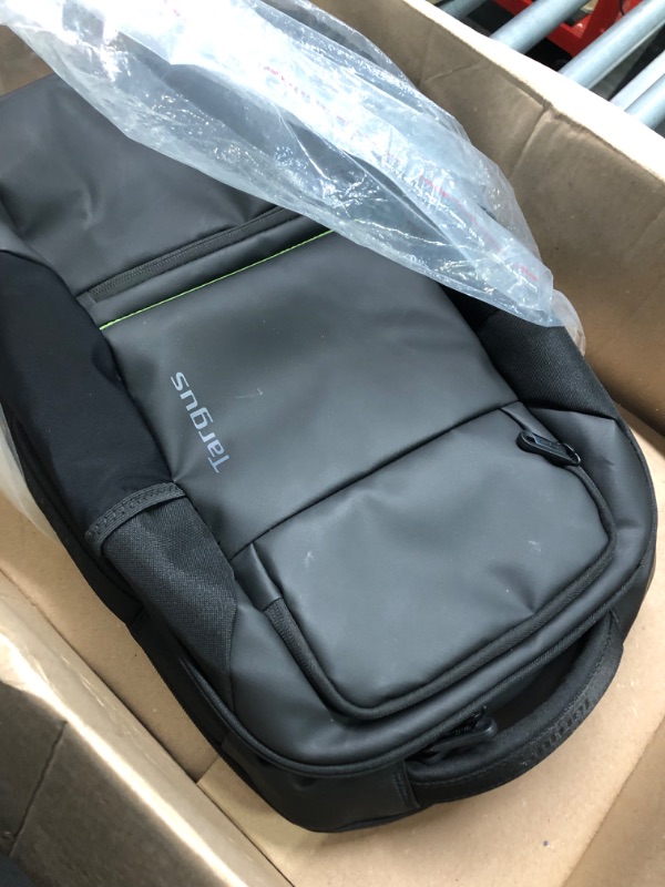 Photo 1 of Targus Balance EcoSmart Travel and Checkpoint-Friendly Laptop Backpack Made from Recycled Weather Resistant & PVC-Free Material, Suspension Protection for 15.6-Inch Laptop, Black (TSB921US)