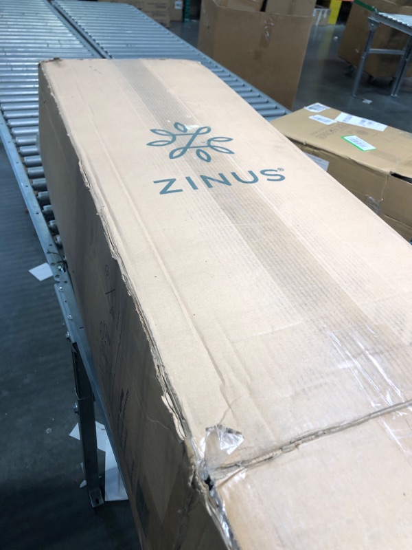 Photo 2 of ZINUS 10 Inch Cooling Essential Foam Mattress and SmartBase Metal Mattress Foundation Set/Bed and Mattress Set/No Box Spring Needed/Mattress in a Box, 