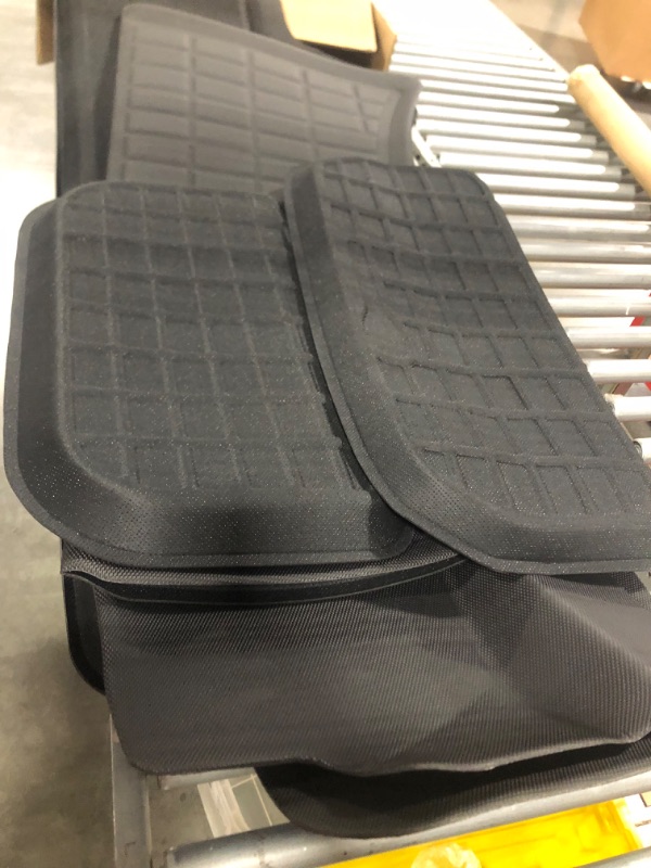 Photo 6 of DiffCar 3D Tesla Model Y Floor Mats 2023 2022 2021,Tesla Model Y All Weather Floor Mats 2022 2021,Full Set Waterproof Floor Mats Frunk & Trunk Mat for Tesla Model Y Accessories, Tesla Model Y 5 Seater Floo Mats & Cargo Liner