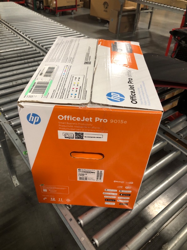 Photo 2 of HP OfficeJet Pro 9015e Wireless Color All-in-One Printer with bonus 6 months Instant ink with HP+ (1G5L3A),Gray