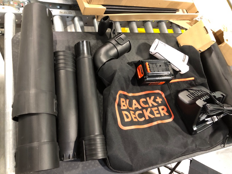 Photo 4 of BLACK+DECKER 40V Leaf Blower/Leaf Vacuum Kit, Cordless (LSWV36) Blower/Vaccum Kit
SOLD FOR PARTS ONLY!!!
