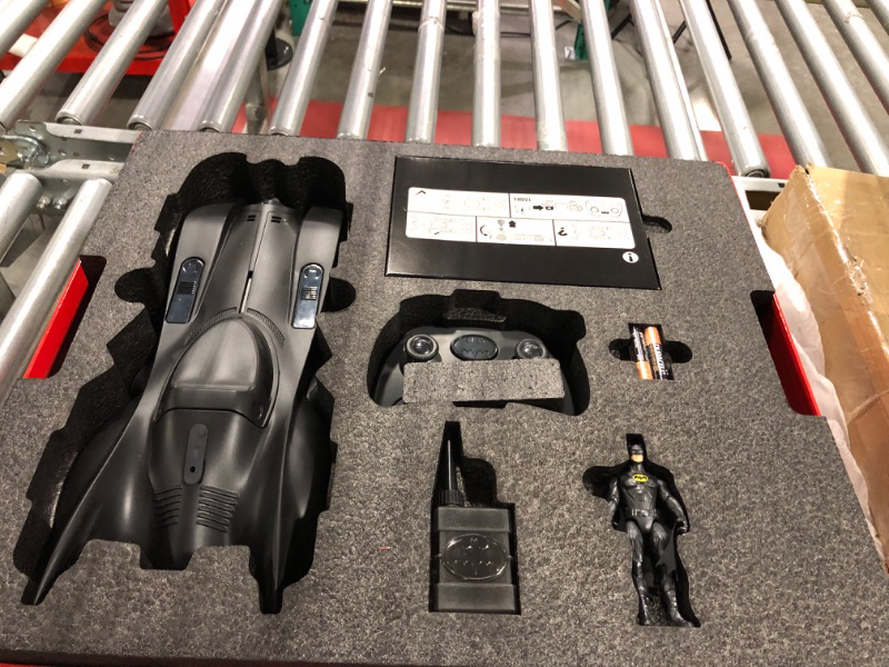 Photo 1 of DC Comics, Official 1989 Batmobile RC, Exclusive Batman Figure, Limited Edition Collector's Item, Smoke Effects, Batcave Chargeable Base, Ages 14+