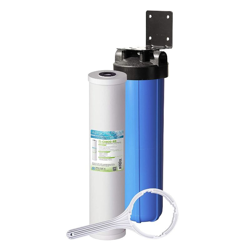 Photo 1 of APEC Whole House Water Filter System with 20" Big Blue Carbon Filter (CB1-CAB20-BB)
