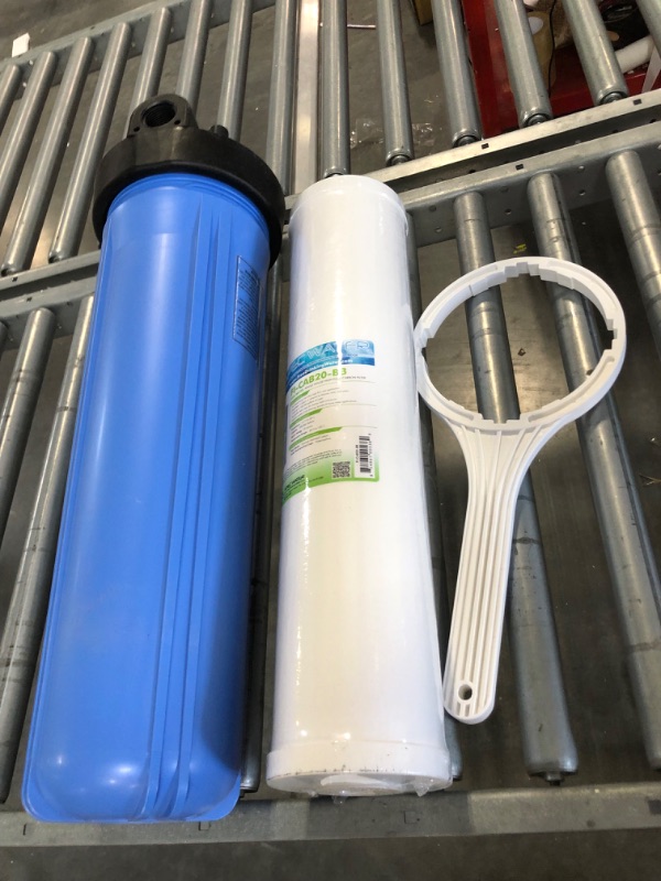 Photo 3 of APEC Whole House Water Filter System with 20" Big Blue Carbon Filter (CB1-CAB20-BB)
