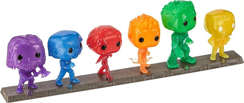 Photo 1 of Funko POP! Artist Series: Marvel Infinity Saga - Avengers with Base (6 Pack) Amazon Exclusive, Multicolor, (57619)
