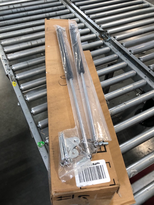 Photo 2 of PAMAGOO 23 inch Gas Strut 200 lbs 890 N Per Prop, ??? ? Gas Spring Shock with L-Type Mounts for Heavy Duty Bed, Box Lid, Window, Basement Floor Door(??? ???-??? ??? ???????) 200 lbs 23 in