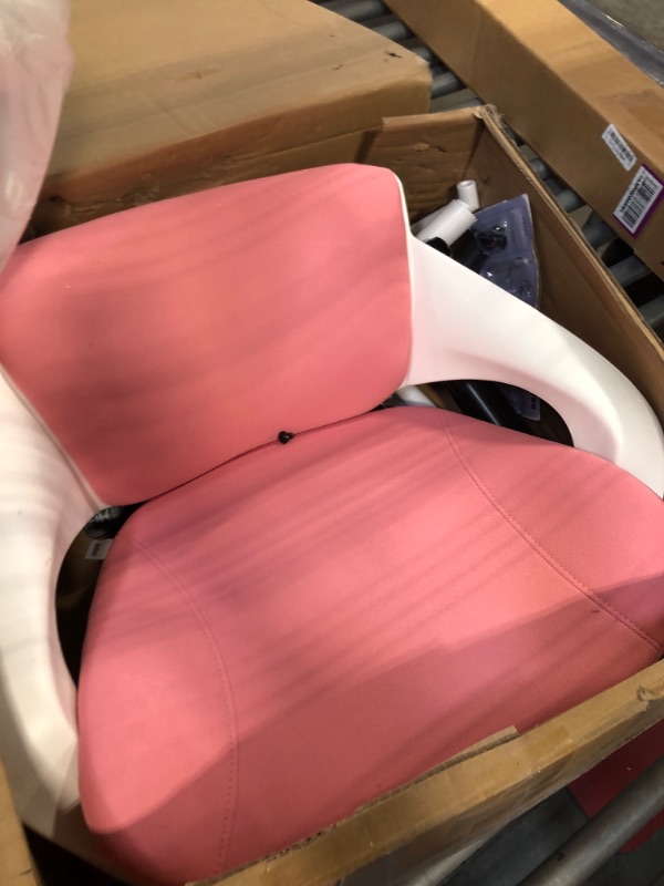 Photo 3 of Tall Office Chair, Drafting Chair, Desk Chair and Ergonomic Computer Chair - Waist Support Function for Office&Home-Pink