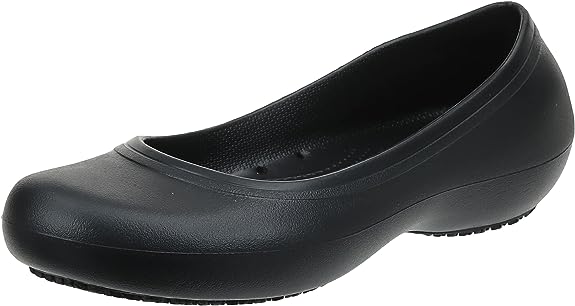 Photo 1 of Crocs Women's Crocs At Work Flat | Women's Flats | Work Shoes for Women W 6