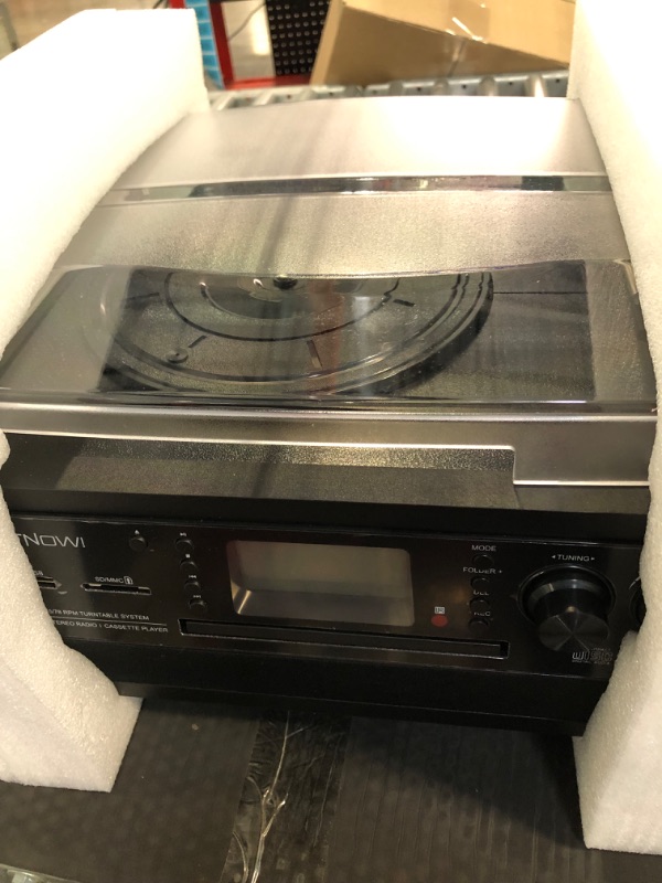 Photo 1 of DIGITNOW Bluetooth Record Player Turntable with Stereo Speaker, LP Vinyl to MP3 Converter with CD, Cassette, Radio, Aux in and USB/SD Encoding, Remote Control, Audio Music Player Built in Amplifier