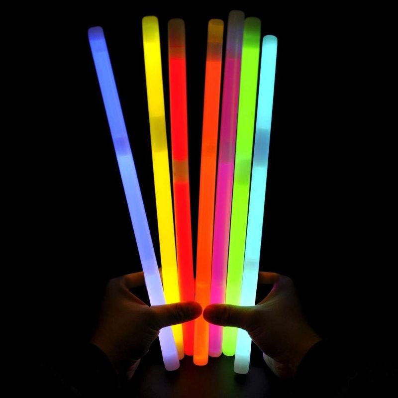 Photo 1 of 120 Pack Halloween Glow Stick Bracelets Glow in the Dark Necklace Bulk Glow Stick Accessories with Connectors Party Accessories for Christmas Patriotic Party Favors .ASSORTED COLOR
