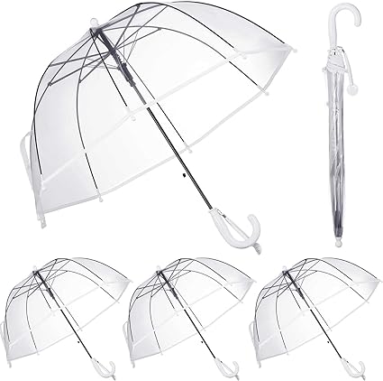 Photo 1 of 4PCS REAL STAR TRNSPARENT UMBRELLA