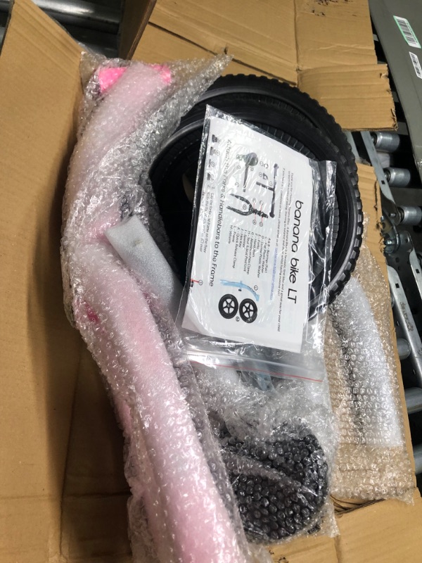 Photo 1 of Banana LT Balance Bike - Lightweight Toddler Bike for 2, 3, 4, and 5 Year Old Boys and Girls - No Pedal Bikes for Kids with Adjustable Handlebar and seat - Aluminium, EVA Tires - Training Bike (Pink)
