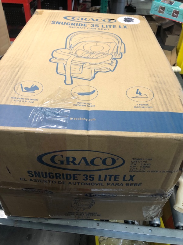 Photo 2 of Graco SnugRide 35 Lite LX Infant Car Seat - Hailey