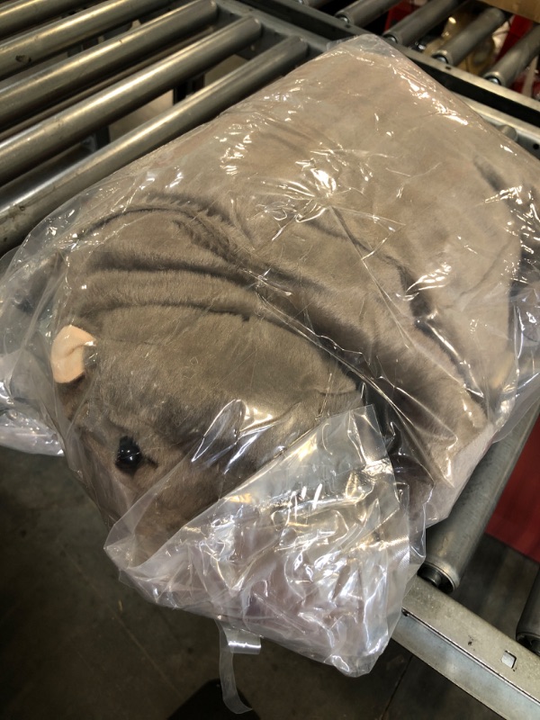 Photo 1 of Frankiezhou Home Large Hippo Plush Toy - Realistic Standing 20inch Hippopotamus Stuffed Animal, Soft Wild Animals Hippo Weigted Toys, Unique Plushie Toys Model Dolls Collection for Kids 21in Hippo