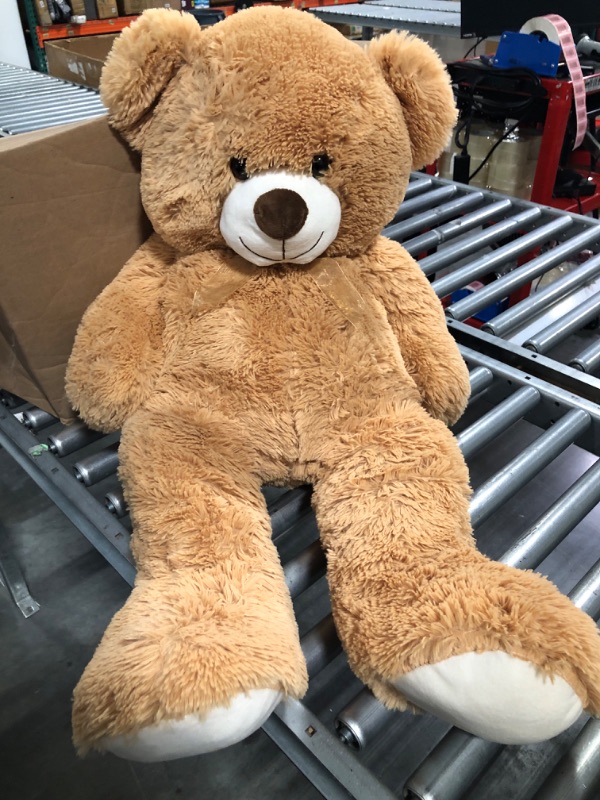 Photo 3 of HollyHOME Teddy Bear Plush Giant Teddy Bears Stuffed Animals Teddy Bear Love 36 inch Tan