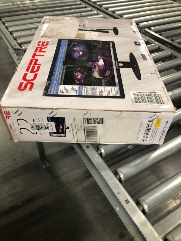 Photo 1 of Sceptre 22 inch 75Hz 1080P LED Monitor 99% sRGB HDMI X2 VGA Build-In Speakers, Machine Black (E225W-19203R series) 22" Monitor