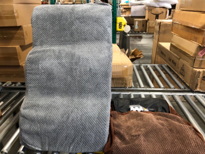 Photo 1 of 3 Steps Dog Ramp/Stairs for Beds and Couches - Set of 2 Washable Cover,MOOACE Pet Stairs with Durable High Density Foam and Pet Hair Remover Roller - Reduce Stress on Pet 30D Foam-Brown and Grey