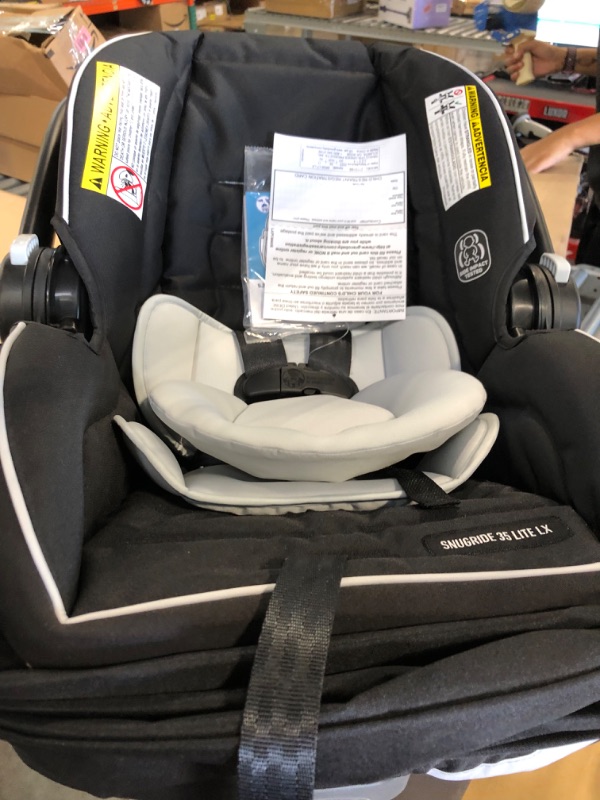 Photo 3 of Graco SnugRide 35 Lite LX Infant Car Seat, Studio SnugRide 1 Count (Pack of 1) Studio