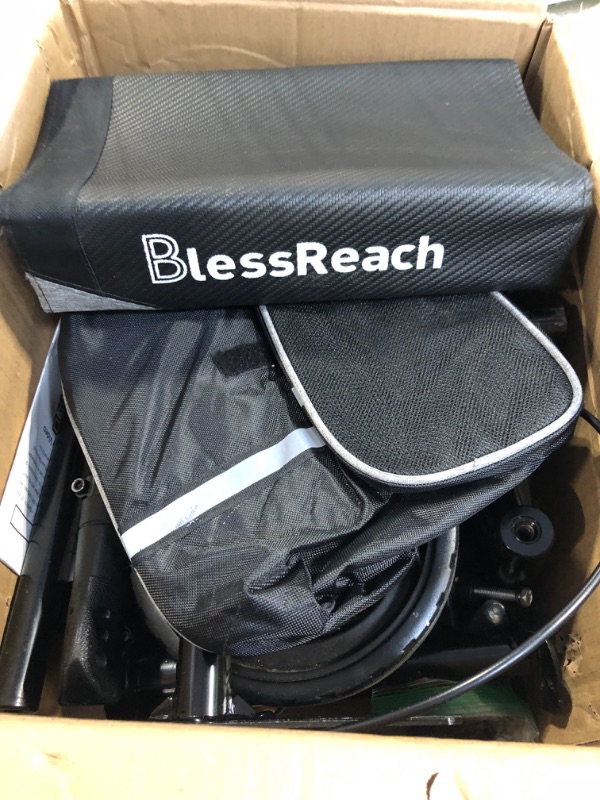 Photo 1 of BlessReach Economy Knee Scooter, Steerable Knee Walker, Foldable Knee Scooters for Foot Injuries Adult Best Crutches Alternative Black
