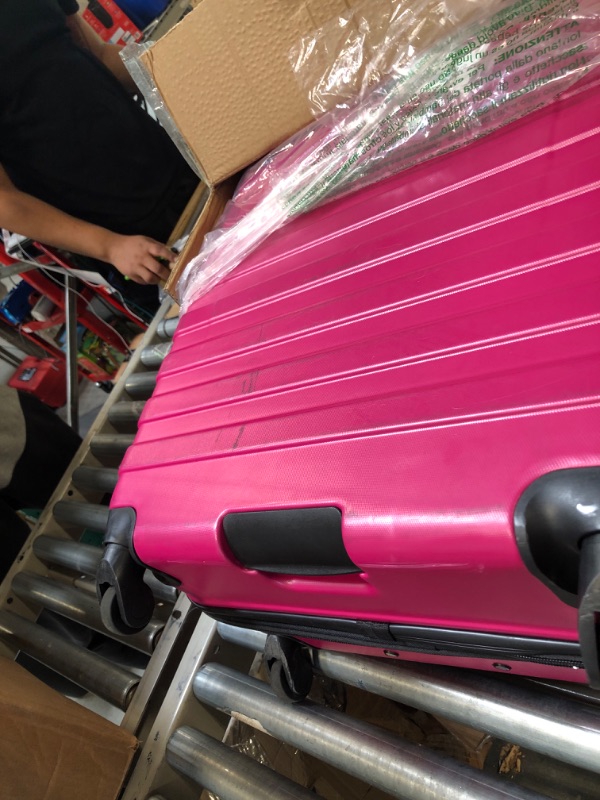 Photo 4 of Ben Sherman Spinner Travel Upright Luggage Hereford, Magenta, 8-Wheel 24 4-Wheel 28" Magenta