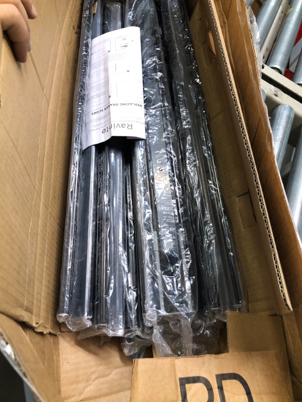 Photo 1 of Ravinte 10 Pairs 20 Pack 22 Inch Full Extension Ball Bearing Drawer Slides Side Mount Soft Close Drawer Slides Drawer Glide 22 Inch 10