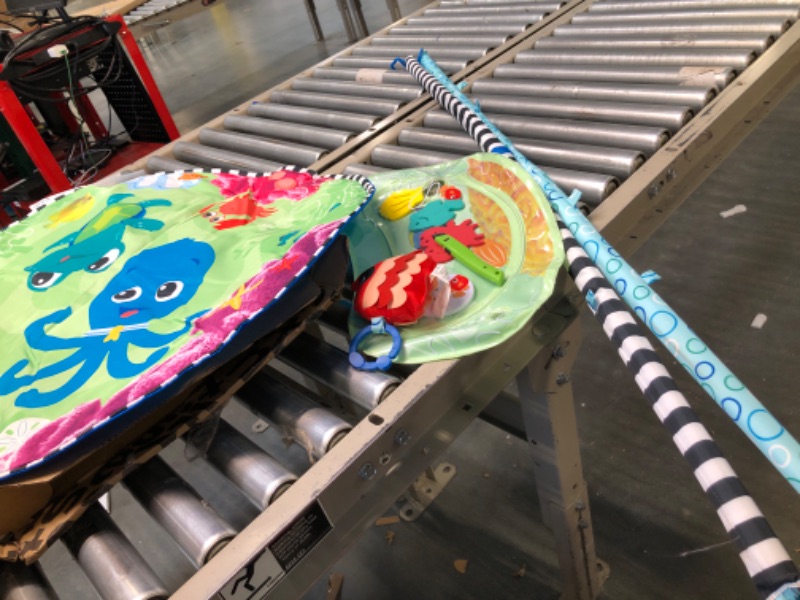 Photo 1 of Baby Einstein Sea Floor Explorers 2-in-1 Water Mat Portable Tummy Time Activity Play Gym

